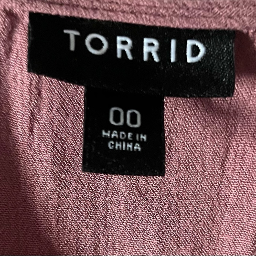 Torrid Dusty Rose High Low Women’s Dress Plus size 00 - Picture 2 of 2
